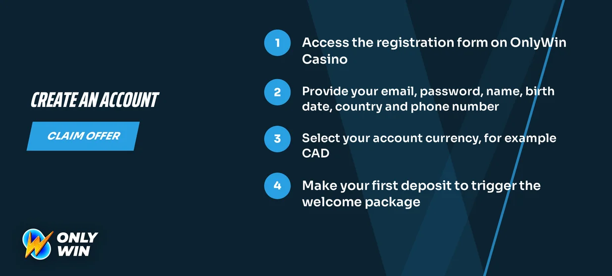 Sign up in a few steps